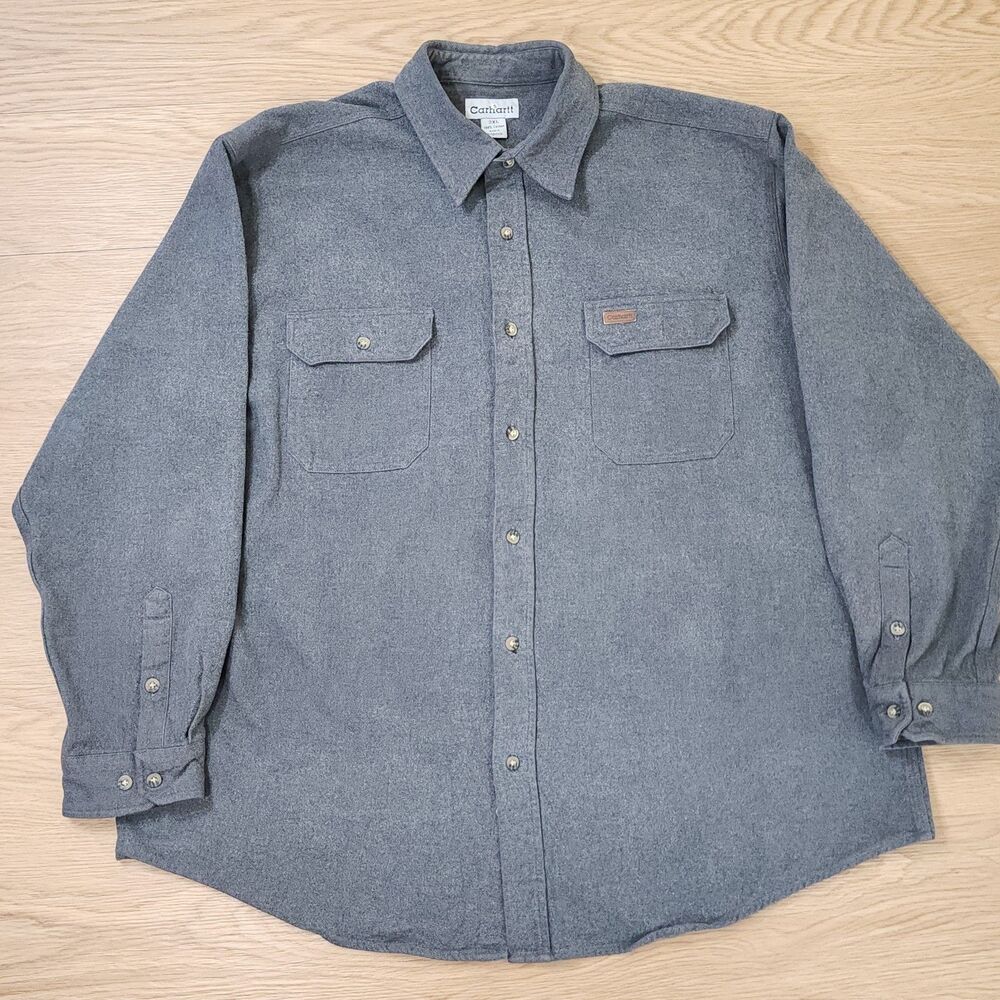 Carhartt Loose Fit Mid Weight Chambray L/S Button-down Men’s XXL